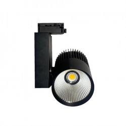 Foco de Carril LED 30W G8002-B Negro Luz Neutra y Cálida 4000k y 3000k