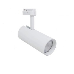 Foco LED 35W Para Carril Monofásico Marco Blanco COB (CCT Regulable en Blanco-Neutro-Cálido)