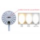 Foco LED 35W Para Carril Monofásico Marco Blanco COB (CCT Regulable en Blanco-Neutro-Cálido)