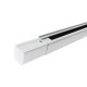 Carril Trifásico de 4 Hilos Para Focos LED Aluminio Espesar Rectangular (Blanco, 2M)