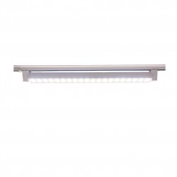 Lampara de Techo 40W ,Foco LED Para Carril Monofásico de 2 Hilos COB Led,Blanco Neutro 4000k (Blanco-60cm)