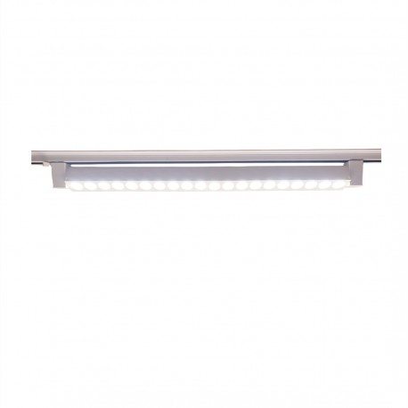 Lampara de Techo 40W ,Foco LED Para Carril Monofásico de 2 Hilos COB Led,Blanco Neutro 4000k (Blanco-60cm)