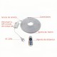 Tiras LED 220v Smd5050 60 Led/m RGB Multicolor Con Transformado,Control por Mando de Distancia y APP