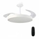 Ventilador de Techo con Luz Led 68W,Con Control Remoto Cambiar la Temperatura de Color
