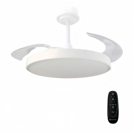 Ventilador de Techo con Luz Led 68W,Con Control Remoto Cambiar la Temperatura de Color