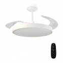 Ventilador de Techo con Luz Led 66W,Con Control Remoto Cambiar la Temperatura de Color