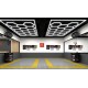 Lámpara LED Techo con Diseño de Panal 15 luces LED Hexagonal 650W (Blanco Frío,6500k),Luces de Tubo Modelado LED 