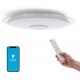 Plafon con altavoz LED Lámpara de Techo con Altavoz Bluetooth 36W Ø500,APP + Mando a Distanci