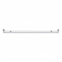 Soporte para Tubo Led T8 150cm Conexión Dos extremos Aluminio Marco Blanco