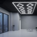 Lámpara LED Hexagonal de Techo,Regleta Led Panal Rombo 510W Blanco Frío