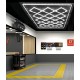 Lámpara LED Techo de Panal,Regleta Led Hexagonal (Rombo 680W) Blanco Frío