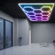 Regleta Led Hexagonal Panel Abeja (11 Luces LED Hexagonal 200W RGB)