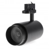 Foco Led Para Carril Black Bari 30W óptica Regulable Trifásico Cct No Flicker