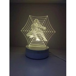 LAMPARA NOCTURNA FORMA CRANEO 3D 5W