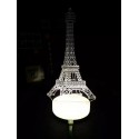 LAMPARA NOCTURNA USB FORMA TORRE EIFFEL 3D USB 5W