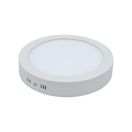 Plafón LED Redondo 12W Superficie Luz Fría y Neutra