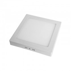 Plafón LED Cuadrado 20W Superficie 6000k Blanca Fría