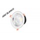 Foco Downlight LED Aro Blanco 7w 6000k 4000k 3000k Fría Neutra y Cálida
