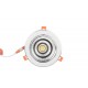 Foco Downlight LED Aro Blanco 7w 6000k 4000k 3000k Fría Neutra y Cálida