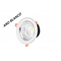 Foco Downlight LED Aro Blanco 5w 6000k 4000k 3000k Fría Neutra y Cálida