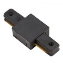 Conector Tipo I negro para unir y alimentar eléctricamente dos tramos de carril Monofásico 