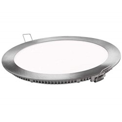 Placa LED Panel Super Slim 20W Redondo Downlight LED Φ220mm Marco Plata Luz Fría,Calida,Neura,6000k,3000k,4000k