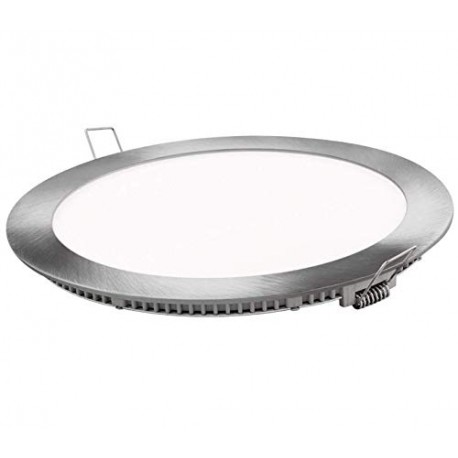 Placa LED Panel Super Slim 20W Redondo Downlight LED Φ220mm Marco Plata Luz Fría,Calida,Neura,6000k,3000k,4000k