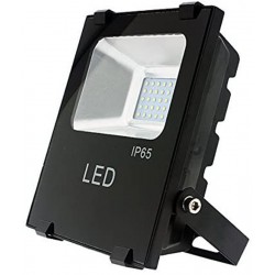 PROYECTOR LED 30W EXTERIOR UNIVERSAL , A 220V DIRECTO 6000K LUZ FRÍA