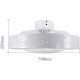 Plafón Led de Techo Con Ventilador 36W,Φ550mm,Con Control Remoto