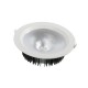 Foco Downlight LED 40W 3900lm CobSmile Circular Marco Blanco Empotrado