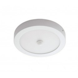 Plafón LED de Techo con Sensor de Movimiento 20W,Circular Ø220mm 6000k Blanco Frío