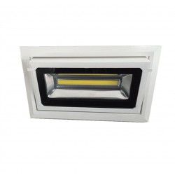 FOCO DE TECHO LED RECTANGULAR 30W 6000K, 4000K LUZ FRÍA Y NEUTRA