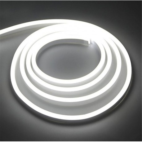 Tiras LED de Neón 220v COB Ip65 Impermeable Con Enchufe (Blanco Frío)